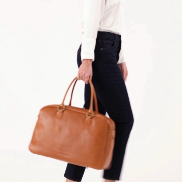 Dooney & Bourke Orange Travel Bag with Structured Design - Picture 4 of 11